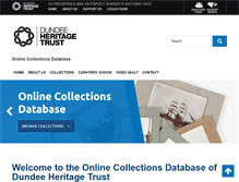 Tablet Screenshot of dhtcollections.com